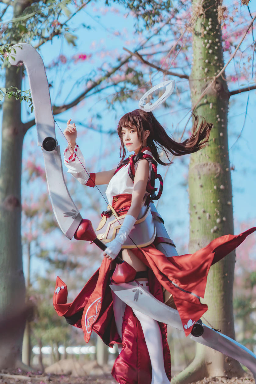 网红Coser@桜桃喵 – 王者荣耀 射手伽罗COS [32P/655MB]